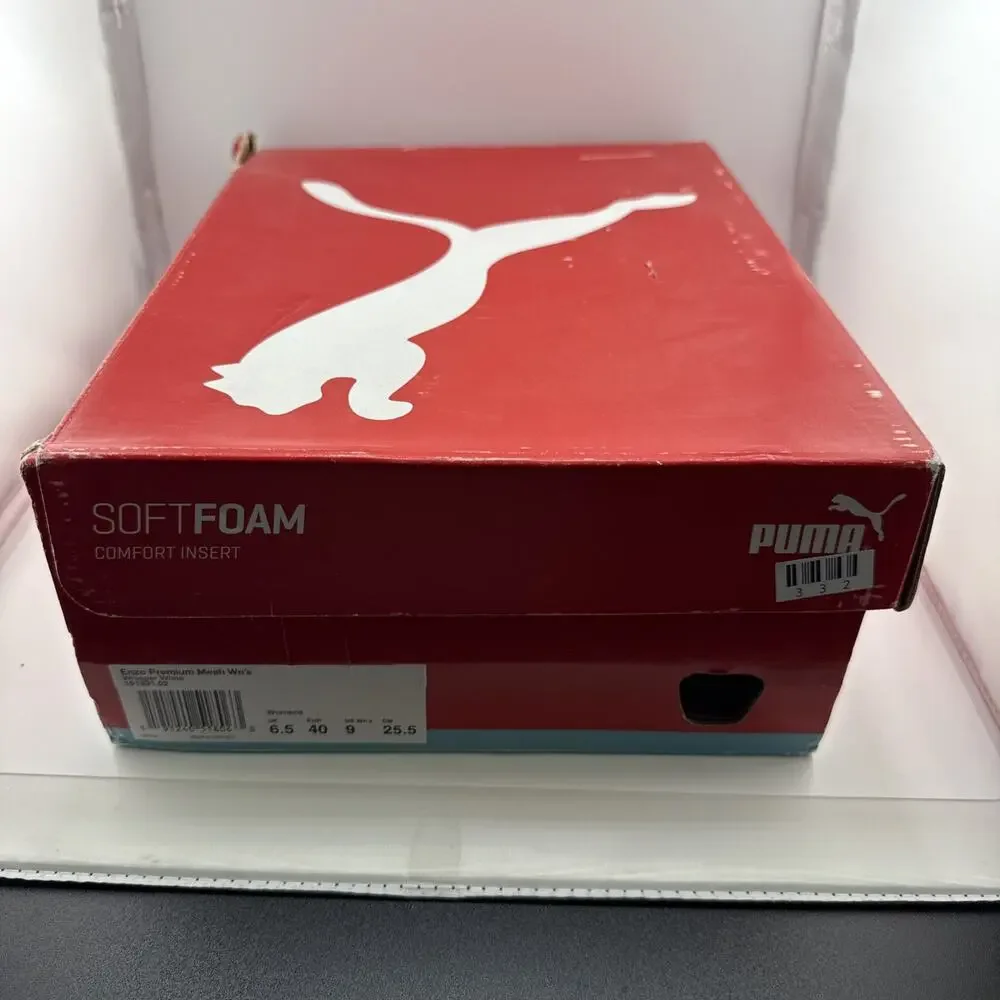 Puma Enzo Premium Women’s Shoes/Sneakers Size 9 Mesh Ivory 191331-02 NEW - Picture 13 of 16